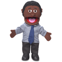 14" Calvin (African) Glove Puppet