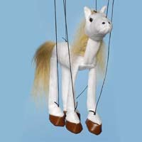 Baby Horse (White) Marionette String Puppet