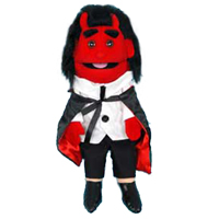 14" Devil Biblical Glove Puppet