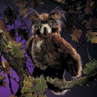 Folkmanis Great Horned Owl Hand Puppet