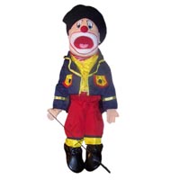 28" Clown (With Hat) Full Body Ventriloquist Puppet