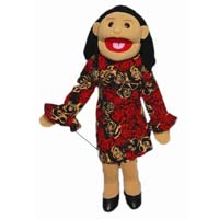 28" Sofia Hispanic Mom Full Body Ventriloquist Puppet