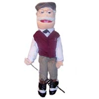 28" Grandpa (Golfer) Full Body Ventriloquist Puppet
