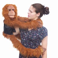 Wrap Around 38" Orangutan Monkey Puppet