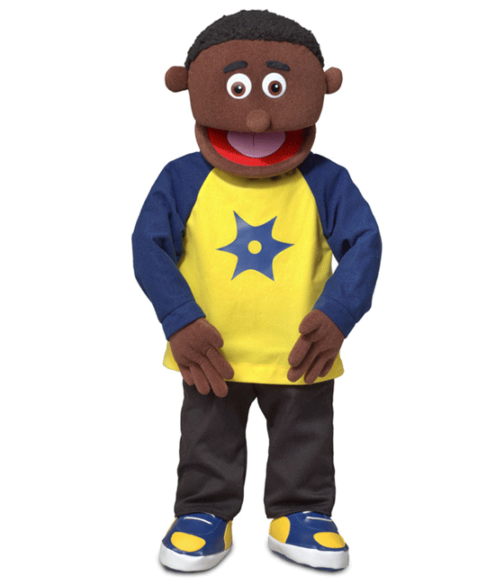 30" Jordan (African) Professional Puppet - Click Image to Close