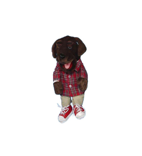 14" Hound Dog Glove Puppet - Click Image to Close