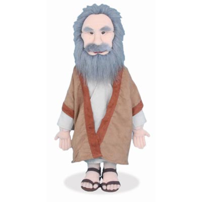 28" Sculpted Face - Moses Full Body Puppet - Click Image to Close