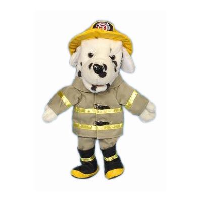 14" Dalmatian Fire Dog Glove/Hand Puppet - Click Image to Close