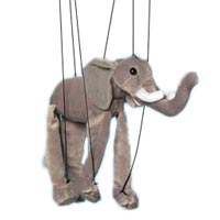 Baby Elephant Marionette String Puppet