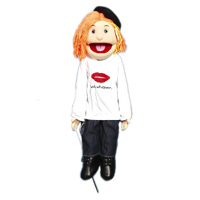 28\" Karen (Peach) Full Body Ventriloquist Puppet